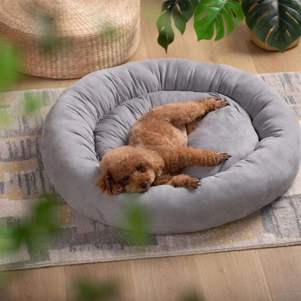 New Original Packaging - Dog Bed - Round - Grey